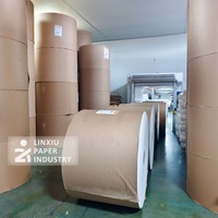 Papier Spécial Économique Imperméable 190 g/m² Enduit PE en Pâte de Bois Vierge pour Emballage en Rouleau, Gobelets, Bols et Seau à Popcorn