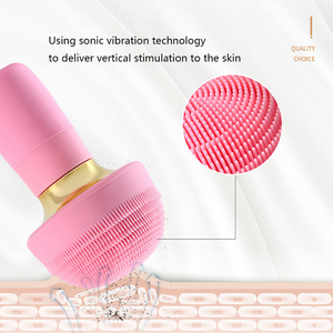 Cepillo Limpiador <span class=keywords><strong>Facial</strong></span> Portátil Mini con Diseño de Hongo, Exfoliante, Giratorio, Impermeable, Ultrasónico, Masajeador <span class=keywords><strong>Facial</strong></span> - Product Image 4