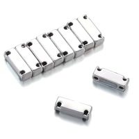Fermoir magnétique en alliage électroplaqué pour collier DIY, connecteur multi-trous, boucle magnétique, modèle griffe de homard, best-seller