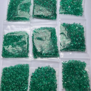 Piedras Preciosas de Esmeralda Verde Sueltas en Venta, Corte Brillante Redondo de 1.0-4.0 mm, Cultivadas en Laboratorio para Joyería, Certificadas por Terceros - Product Image 3