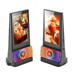 2024 fyd06 đôi bên <span class=keywords><strong>8</strong></span> <span class=keywords><strong>inch</strong></span> đám mây sever Android Màn hình cảm ứng không dây nhanh chóng sạc kỹ thuật số kiosk nhà hàng Menu hiển thị - Product Image 1