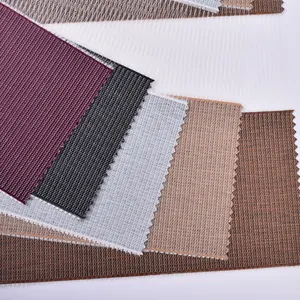 2024 yeni tasarım 100% Polyester yatay pencere silindir tonları karartma Zebra kör kumaşlar için otel pencere