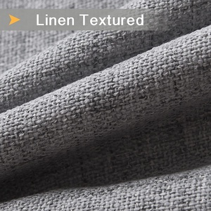 Piumino per tenda in finto lino pronto 100% tende oscuranti tessuto e tenda - Product Image 4