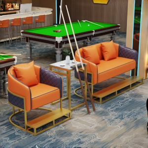 Canapé de salon moderne pour club de <span class=keywords><strong>billard</strong></span>, mobilier commercial pour spectateurs de jeux de <span class=keywords><strong>billard</strong></span>, ensemble de meubles personnalisés pour salle de <span class=keywords><strong>billard</strong></span> - Product Image 4