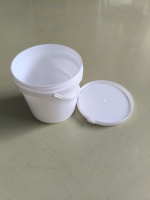 Ember Plastik PP 2L 3L 4L 5L 10L Dengan Tutup, Wadah Lem Kimia, Tempat Cat, Tong Penyimpanan