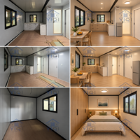 Maison préfabriquée de 20 pieds, gain de place, aménagement intérieur efficace, logement compact pour terres limitées