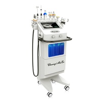 Dispositivo Integrado Coreano Blanco y Negro para Inyección de Oxígeno Facial con Burbujas Grandes, Hidratación, Limpieza de la Piel y Gestión de Belleza