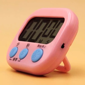 <b>Kitchen</b> <b>Timer</b> <b>Digital</b> Countdown 60 Min Plastic Square Touch Control For Study Cooking Baking Time Management - Product Image 2