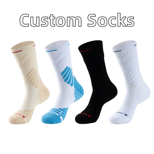 Calcetines deportivos profesionales con suela de rizo para hombre, calcetines deportivos acolchados para baloncesto, fútbol y voleibol - Product Image 2