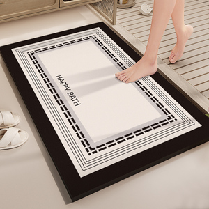 <span class=keywords><strong>Alfombra</strong></span> de <span class=keywords><strong>baño</strong></span> de secado rápido antideslizante de Color negro de fábrica <span class=keywords><strong>Alfombra</strong></span> de ducha personalizada antideslizante <span class=keywords><strong>Alfombra</strong></span> de <span class=keywords><strong>baño</strong></span> de goma - Product Image 5