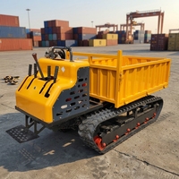 Mini-dumper sur chenilles diesel avec livraison gratuite pour ferme, verger, jardin, construction - Prix de gros usine OEM