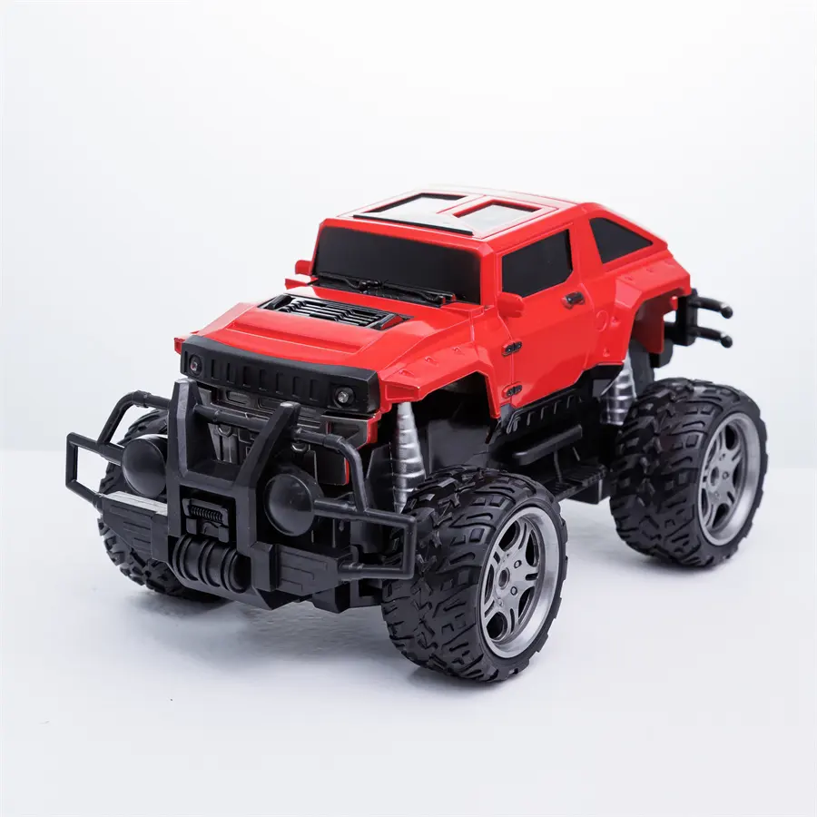 Off-Road Voertuig Indoor-Outdoor Botsing Vermijden Ontwerp Rood High Speed Drift Hummer Hx Afstandsbediening Auto 1:16 Speelgoedauto Model