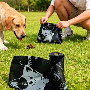 BiodegradableCompostable Dog Waste Bags Tear-Fre PBAT+PLA+Cornstarch Pet Waste Bag - Product Image 1