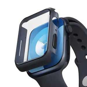 9H โปร่งใสสูงใสติดตั้งง่ายตัวป้องกันหน้าจอสําหรับ Apple Watch45mm