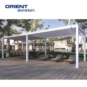 Nouveau design avec services personnalisés Pergola extérieure en aluminium avec miroir 10x13 Pergola électrique en aluminium <span class=keywords><strong>à</strong></span> <span class=keywords><strong>vendre</strong></span> - Product Image 3