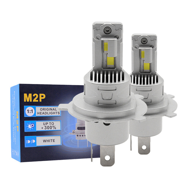 FSYLX M2P Pro H4 LED Headlights 60W 9006 9005 Car Lights High Low Beam 6000K 3000K Color H11Car Headlight H4 H16 H7 H8 CSP LED