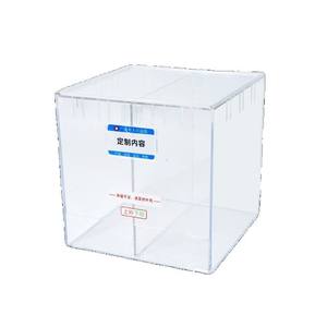 Caja de Almacenamiento Médico Sishubangne, Cesta de Infusión con Apertura Inferior y Llenado Superior, Caja Transparente Vacía para Agujas, Suministros Médicos - Product Image 1