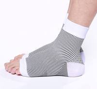 Chaussette de compression de haute qualité à bout ouvert 20-30 mmHg pour la protection de la fasciite plantaire et de la cheville