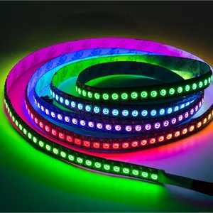 Tira de luces LED direccionable RGB DMX, 5V, 12V, 144LED, IP20, IP65, IP67, IC interior