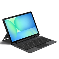 Housse en cuir PU avec clavier rétroéclairé et pavé tactile pour tablette Samsung Galaxy Tab S10 FE Plus 13.1