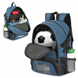 Muestra gratuita de fábrica, mochila deportiva de fútbol impermeable 600D, venta al por mayor, etiqueta privada personalizada, mochila deportiva de baloncesto de alta calidad - Product Image 2