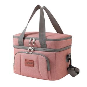 Sac à déjeuner portable personnalisé pour l'extérieur, grand sac isotherme portable, sac isotherme réutilisable pour les voyages - Product Image 1