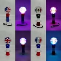 OEM LED Mehrfarbige Zehn-Lampen-Flaggen-Rotationskugel Blitzstab Automatisch Leuchtend Mehrere Flaggen Wählbar für Unterhaltung/Geschenke