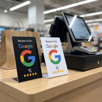 Support de code QR personnalisé NFC pour avis Google, pour hôtels, restaurants, boutiques, appuyez pour noter 5 étoiles sur Google Maps, PVC