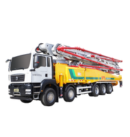 Camion pompe à béton HB66V avec flèche de 66 m, flèche à 6 sections pour le coulage de béton dans les immeubles de grande hauteur