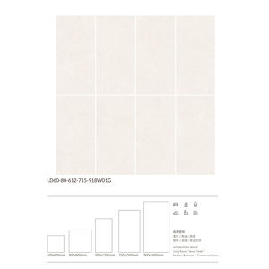 Azulejos de Porcelana con Textura Mate Rústica Replicada Personalizada para Toda la Casa, Azulejos de Piso de Mármol de la Serie <span class=keywords><strong>Cretan</strong></span> para Sala de Estar de Villas de Lujo - Product Image 6