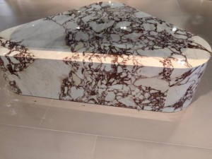 Ydstone nhân tạo gạch lát sàn calacatta Viola sứ gạch nóng uốn thiêu kết đá cẩm thạch plinth - Product Image 2