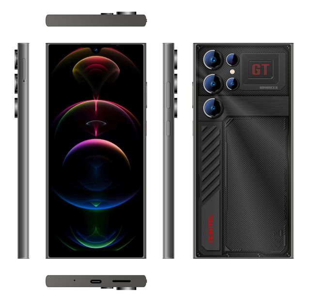Oukitel C61 GT PRO 6.88 inch HD+ 8GB+256GB 13MP Main Camera 5150mAh Battery Android 15 NFC Unisoc T615 Rugged Smartphone