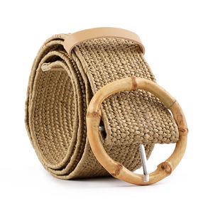 Ceintures élastiques tissées <span class=keywords><strong>en</strong></span> <span class=keywords><strong>paille</strong></span> pour femmes, <span class=keywords><strong>ceinture</strong></span> de taille slim <span class=keywords><strong>tressée</strong></span> pour dames à la mode - Product Image 3