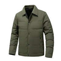 Blouson Bomber Homme Épais Style Streetwear Col Rabattu Motif Cœur Tendance Léger Automne Hiver