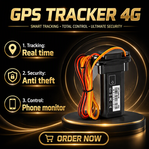 Localizador GPS 4G con Corte Remoto del Motor, Dispositivo Antirrobo para Autos, Rastreo en Tiempo Real, Resistente al Agua IP67, Posicionamiento GPS BDS - Product Image 1