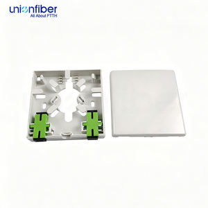FTTH-Anschlussbox 1-2 Kern Leere ATB-<span class=keywords><strong>Box</strong></span> Konfigurierbar mit LC/SC Mini-Wandanschlussplatte Glasfaserplatte Panel Innen-Rosettenbox - Product Image 5