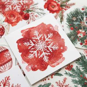 友人、家族、大切な人へのクリスマスビジネスカード - アート紙デジタル印刷 - Product Image 2