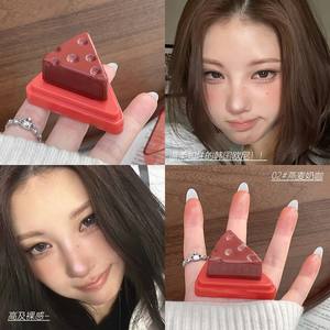 Rubor en Crema Suave de Terciopelo Ligero, Color Crema, Fácil de Difuminar, Polvo Natural que No se Desvanece, Rubor Multiusos para Iluminar el <span class=keywords><strong>Maquillaje</strong></span> - Product Image 6