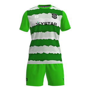 Pacchetto Uniforme Calcio Professionale: Maglia e Pantaloncini in Tessuto Traspirante Elasticizzato a Quattro Vie - Product Image 4