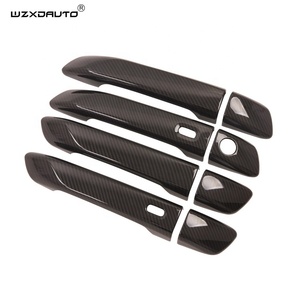 Accessoires extérieurs en fibre de carbone WZXD RHD, couvre-poignées de porte, autocollants de voiture 2020 pour DMAX - Product Image 1