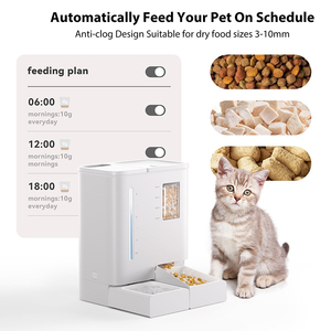 Dispensador de Agua y Comida Inteligente para Mascotas, Automático, de 4L/5L, Lujoso, Recargable, con Control por WiFi/Aplicación, Ecológico - Product Image 2