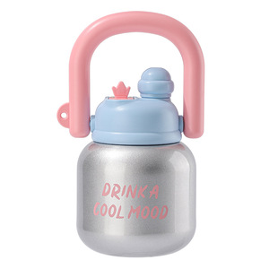 Gobelet isotherme personnalisé grande capacité, en acier inoxydable 316, pour hommes et enfants, avec paille intégrée - Product Image 5