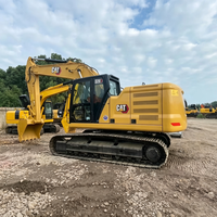 Digunakan untuk Excavator Crawler 320D2L 20 Ton, Mesin Penggali Hidrolik dengan Gearbox dan PLC untuk Konstruksi