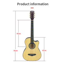 Factory High Quality 38-Inch Beginner Classical Guitar 6 Strings Basswood Body Finishing OEM Music Instruments