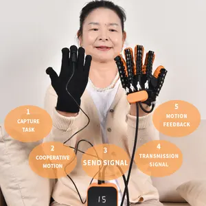 스마트 재활 로봇 장갑, 관절염 손 손가락 재활 트레이너 로봇 재활 장갑, 편마비 뇌졸중 재활 물리