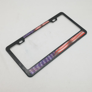 Marco Metálico para Matrícula con Diseño de Bandera Americana, Universal para Autos - Product Image 2