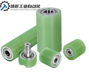 Pulley Karet PU, Roller Karet Tahan Aus, Polyurethane, Roller Karet Non-Power, Conveyor Belt - Product Image 3