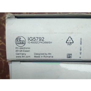 หนึ่งชิ้นสำหรับเซ็นเซอร์สวิตช์ตรวจจับระยะใกล้แบบเหนี่ยวนำรุ่นใหม่ IFM IG5792 - Product Image 1