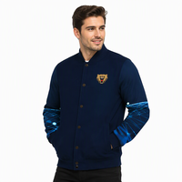 Veste bomber de jeu électronique pour homme, personnalisée, décontractée, à manches longues, avec fermeture éclair, pour l'automne, écologique