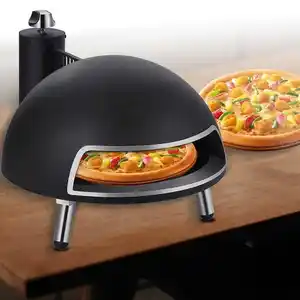 Khí lò nướng ngoài trời barbeque cắm trại nướng 12 inch trứng hình dạng khí Lò nướng bánh pizza